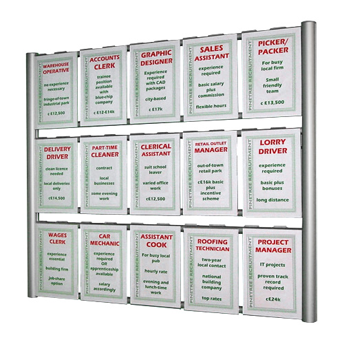 Hook over wall display - ladder range